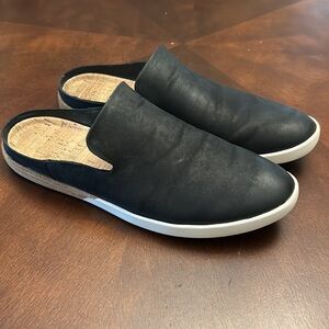 Kork-ease Phoebe Sneaker Mule Leather Black Size 8.5